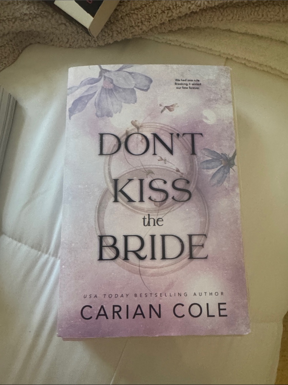 Don’t Kiss the Bride book by Carian Cole